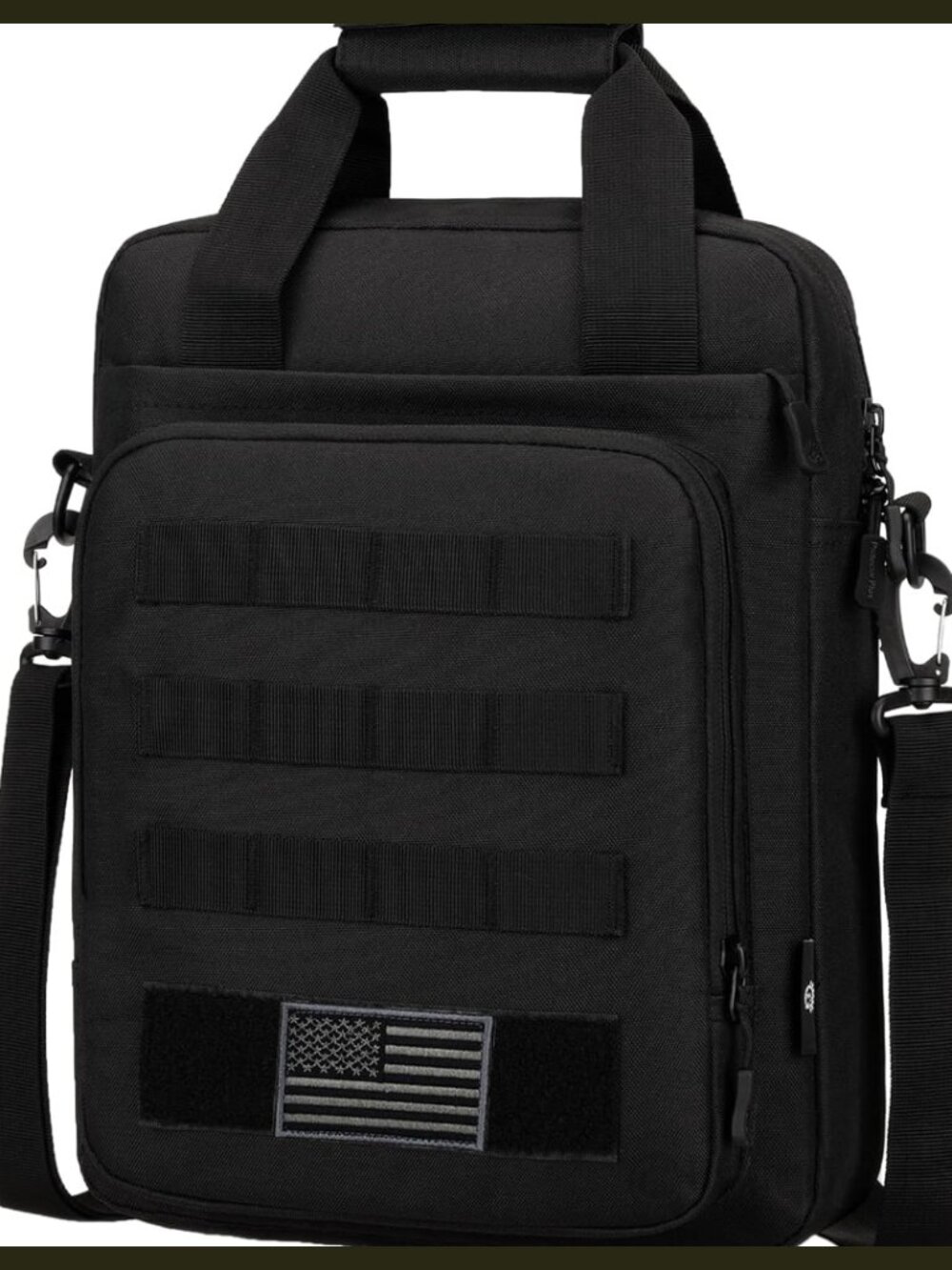 Tactical Messenger Bag Laptop Briefcase MOLLE 1000D Nylon Sling Pack